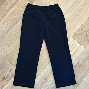 Tabi Petite Women's Navy Blue Elastic Waist Dress Pant (8p)